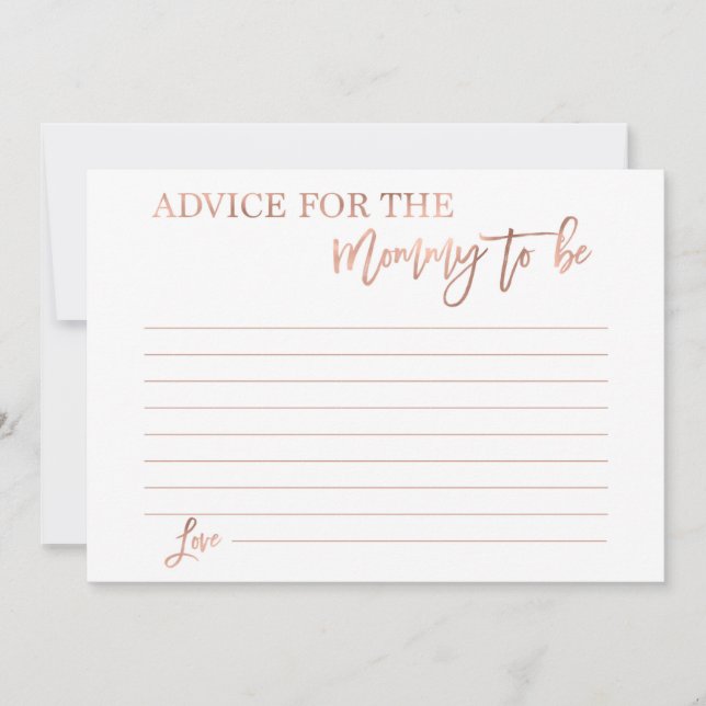 Invitación Consejo para que la madre sea (Anverso)