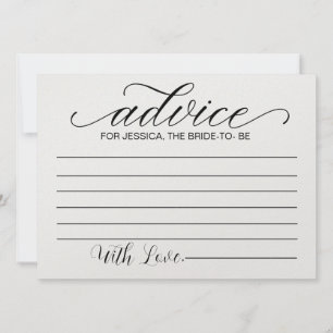 Invitación Consejo para que la novia se convierta en novia: t