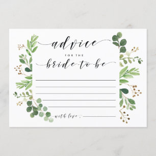 Invitación Consejo para que la novia sea una ducha nupcial