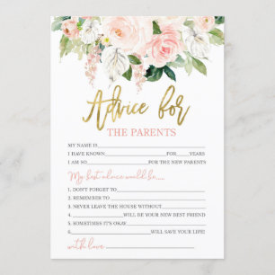 Invitación Consejo para que los padres sean anthurio floral