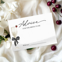 Consejos de Brindis de Champán para la Novia Tarje