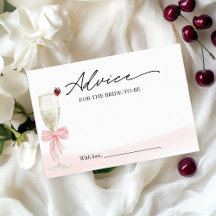 Consejos de Brindis de Champán para la Novia Tarje