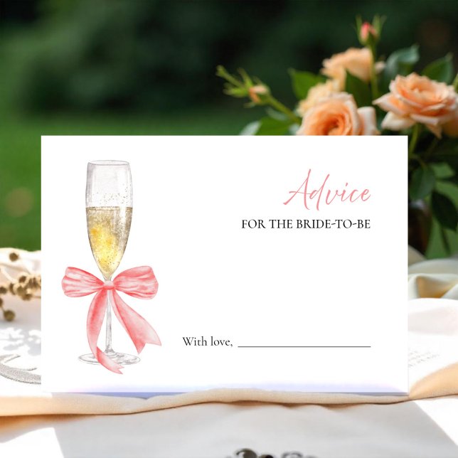 Invitación Consejos de ducha de novia del Prosecco para tarje (Subido por el creador)