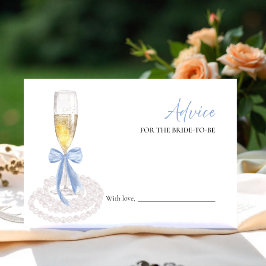 Invitación Consejos de ducha de novia del Prosecco para tarje