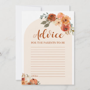 Invitación Consejos para los padres en la fiesta de bebé de c