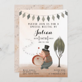 Invitación considerando del tambor
