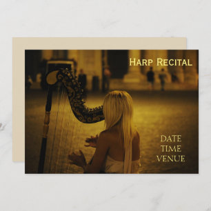 Invitación Considerando Harp