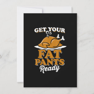 Invitación Consigue que tus pantalones de grasa estén listos 