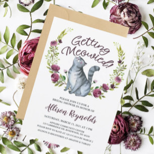 Invitación Consiguiendo una ducha nupcial débil