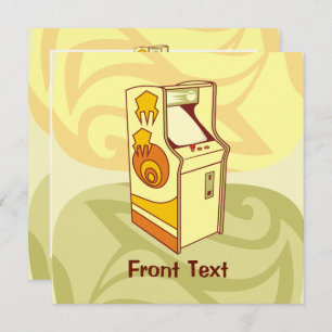 Invitación Consola alta de los juegos de arcada