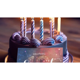 Invitación Constelación Galaxy Star de la Moda de la Fiesta d