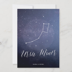 Invitación Constelación Número de tabla celeste Ursa Menor
