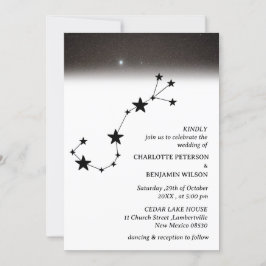 Invitación Constellation Starry Night Boda Celestial
