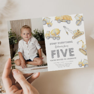 Invitación Construcción 5.ª Fiesta de los CINCO Años