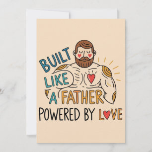Invitación Construir como un padre, impulsado por el Día del