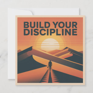 Invitación Construye tu disciplina