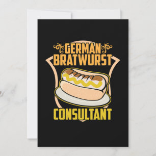 Invitación Consultor alemán de Bratwurst Oktoberfest Bier Gif