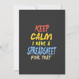 Invitación Contable Tiene Una Hoja De Cálculo Para Eso