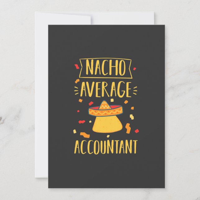Invitación Contador promedio nacho (Anverso)