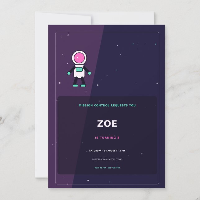 Invitación Control de Misión (Anverso)