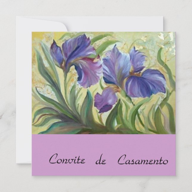 Invitación convite de casamento (Anverso)