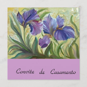 Invitación convite de casamento