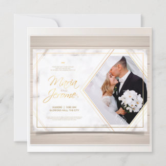 Invitación Convite de casamento - diseñador moderno, elegante