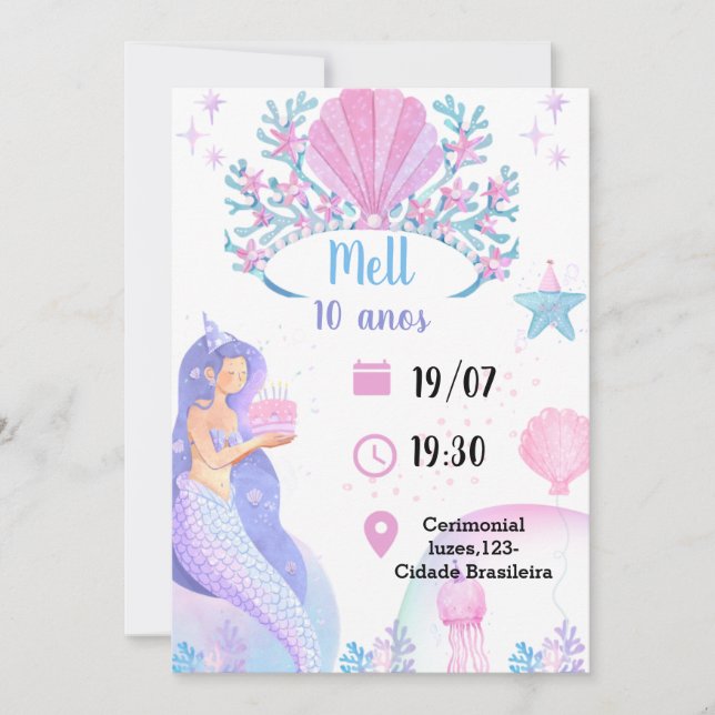 Invitación Convite de seria (Anverso)