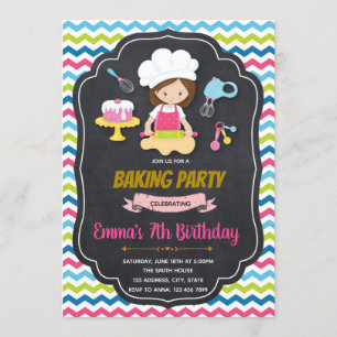 Invitación Convocatoria de fiesta de cumpleaños