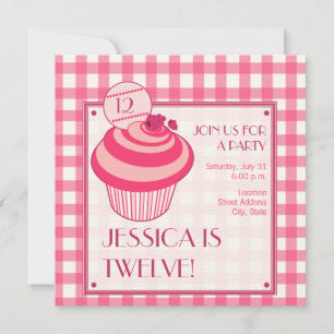 Invitación Convocatoria de fiesta de cumpleaños de Raspberry 