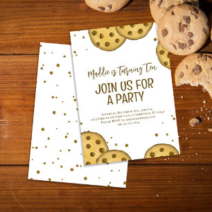 Invitación Cookie de la fiesta de cumpleaños
