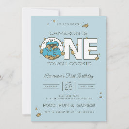 Invitación Cookie Monster | Un cumpleaños de cocina dura