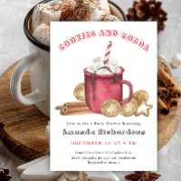 Cookies de pan de jengibre y Baby Shower de cacao