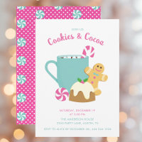 COOKIES Y COCOA DE NAVIDADES ROJOS