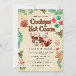 Invitación Cookies y fiesta de Navidad