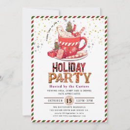 Invitación Cookies y fiesta de Navidad