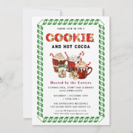Invitación Cookies y fiesta de Navidad