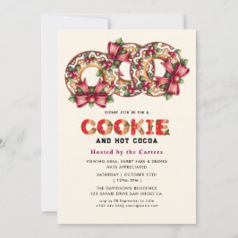 Invitación Cookies y fiesta de Navidad