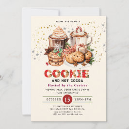 Invitación Cookies y fiesta de Navidad