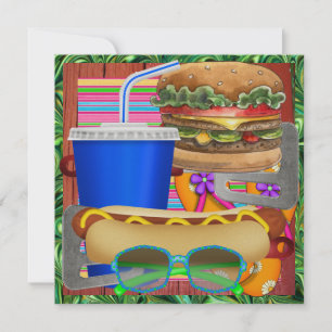 Invitación Cookout - BBQ - Sin versión de cerveza! SRF