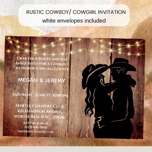 Invitación Cookout/Invitación a barbacoa de gallina y bovina