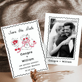 Invitación Copa de Martini Moderna y Caprichosa con Aceituna 