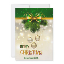 Copos de nieve, bolas, luces, Navidades verdes