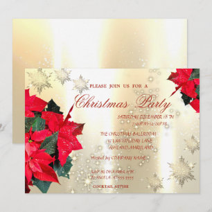 Invitación Copos de Nochebuena, Fiesta de Navidad Corporativa