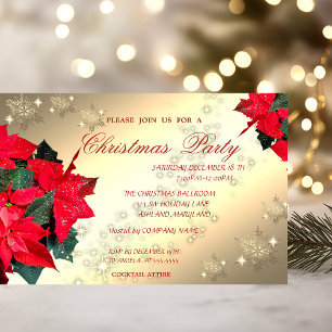 Invitación Copos de Nochebuena, Fiesta de Navidad Corporativa