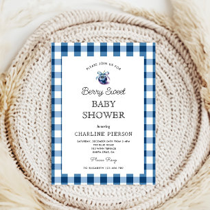 Invitación Coquette Berry Sweeberry Baby Shower