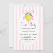Coquette Limón Rosa Ciao Baby Shower