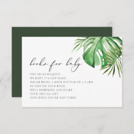 Invitación CORA Tropical Beach Palm Books para bebé