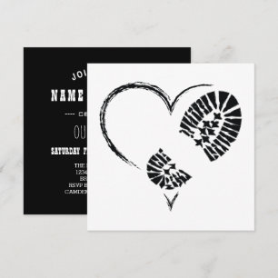 Invitación corazón de arranque