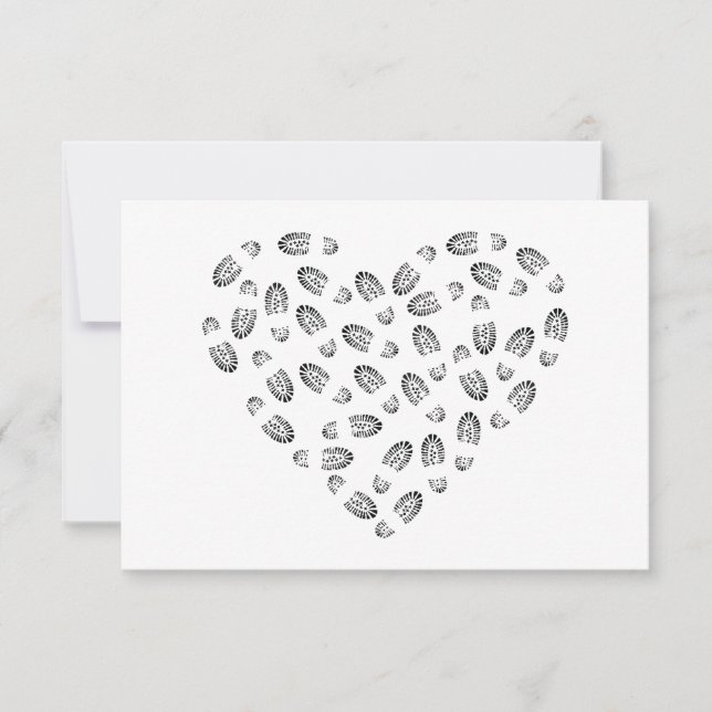 Invitación corazón de arranque de combate (Anverso)
